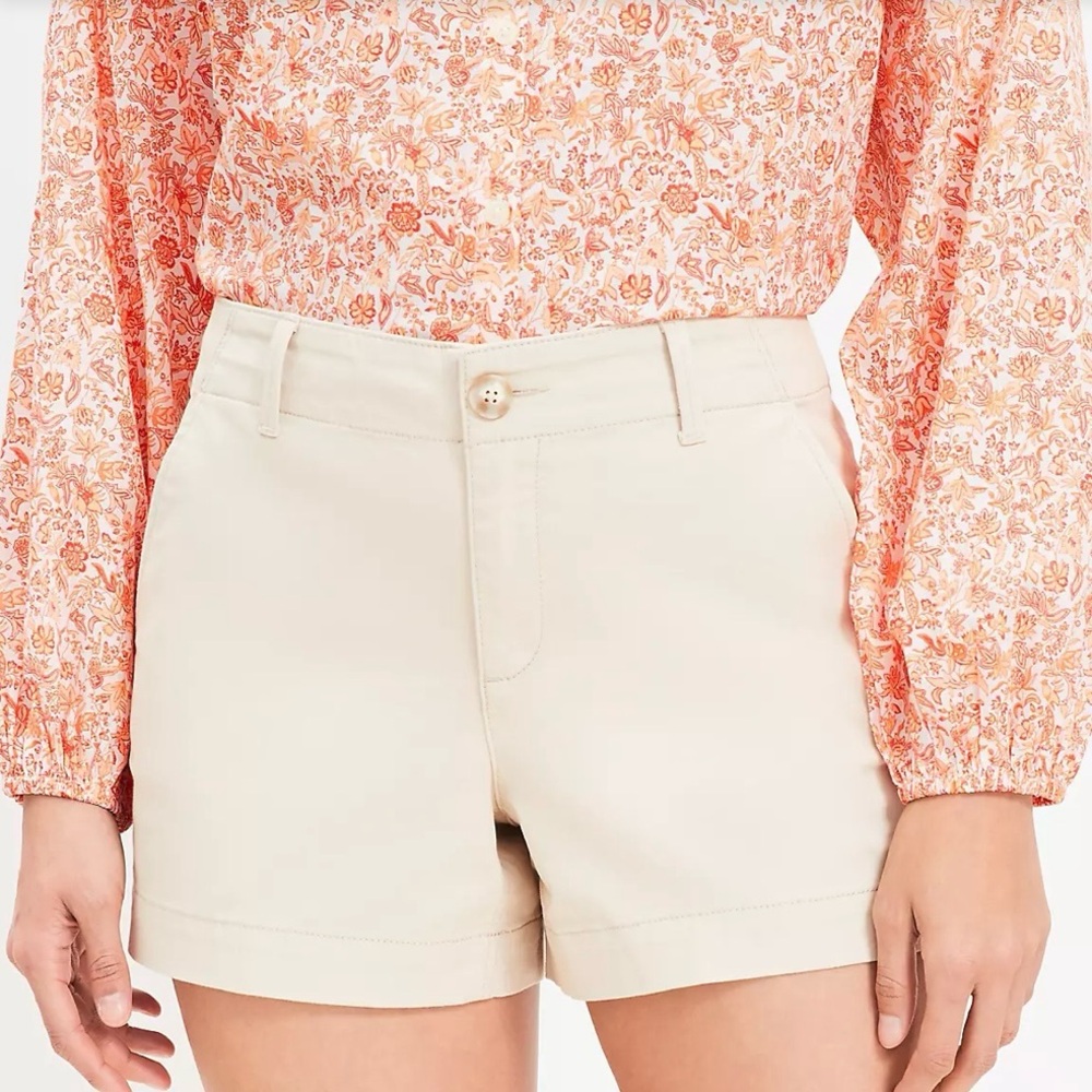 LOFT Monroe Chino Shorts